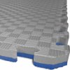 TATAMI PUZZLE podložka - Dvoubarevná - 100x100x4,0 cm šedá/modrá ELG 1040MOSE