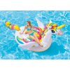 Nafukovací zvířátko INTEX jednorožec RIDE ON bílá 57561