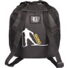 Ski Rucksack taška na helmu a lyžáky černá