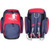 Skiboot Bag taška na helmu a lyžáky navy-červená