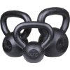 Kettlebell Kov činka černá (Hmotnost 8 kg)