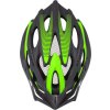 Twister cyklistická helma černá-zelená (Velikost oblečení S-M)