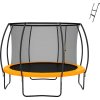Trampolína SEDCO SUPER B - 305 cm + ochranná síť + žebřík oranžová 5055B-305-OR