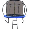 Trampolína SEDCO SUPER B - 244 cm + ochranná síť + žebřík modrá 5055B-244-MO