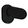 Klouzavé disky Ellipse Discs – elipsové, černé (2 ks)
