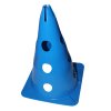 Sportovní kužel víceúčelový s otvory – 38cm modrý