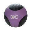 Medicinální míč SUPER – 3 kg, gumový fialový