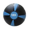 Medicinální míč Merco s pruhy 1kg modrý