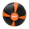 Medicinální míč Merco s pruhy 2kg oranžový