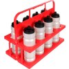 Holder 8 plastový nosič lahví červená