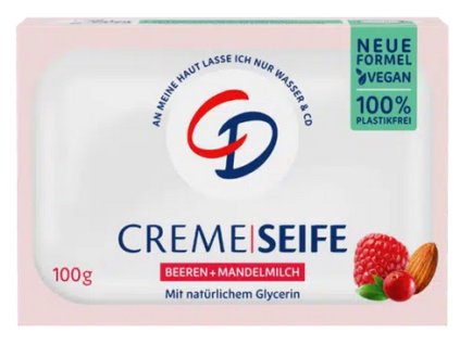 CD Tuhé Mýdlo  s mandlovým olejem a malinou 100g.