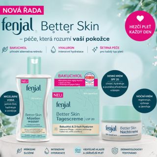 🌿 Objevte novou řadu Fenjal Better Skin! ✨ Dopřejte své pleti péči, která spojuje sílu přírody a moderních aktivních...