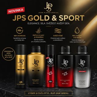 🔥 Novinka na Merfiso! Objevte novou řadu John Player Special – Gold, Be Red a Sport. Styl, svěžest a péče pro každého...