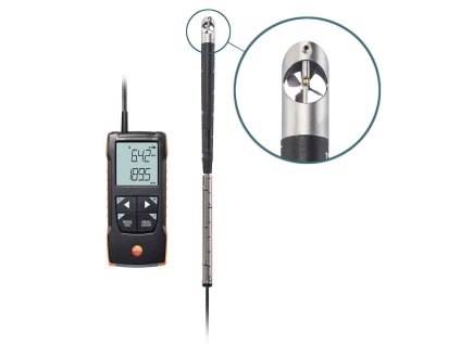 3363 testo 416 digitalni vrtulkovy anemometr s 16mm vrtulkou a moznosti pripojeni k aplikaci
