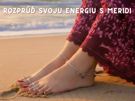 Náramky na nohy Meridiy rozprúdia vašu energiu.