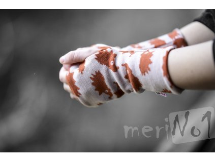 Návleky merino vlna ježek1