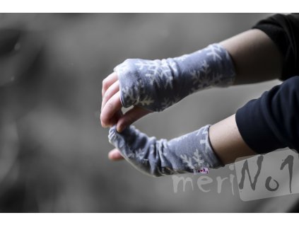 Merino návleky na ruce - 100% vlna