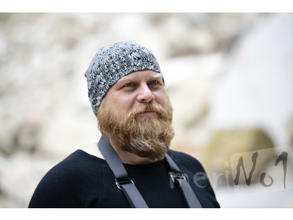 Merino čepka mandala