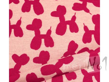 Merino vlna metráž Wild pudlík, pejsek