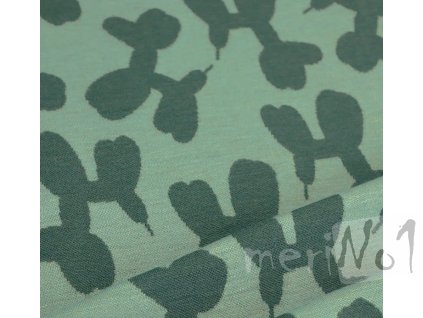 Merino vlna metráž Wild pudlík, pejsek