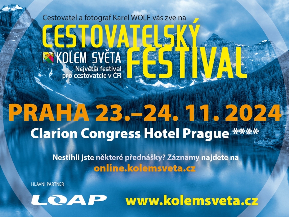 Cestovatelský festival KOLEM SVĚTA 2024