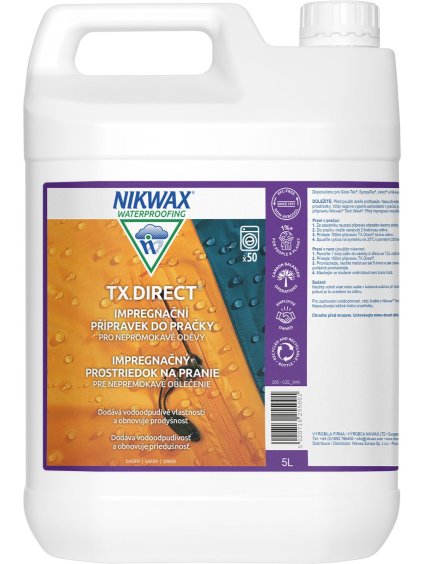 impregnace NIKWAX Wash-in TX.Direct 5 litrů