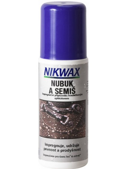 NIKWAX Nubuk a semiš 125 ml (houbička)