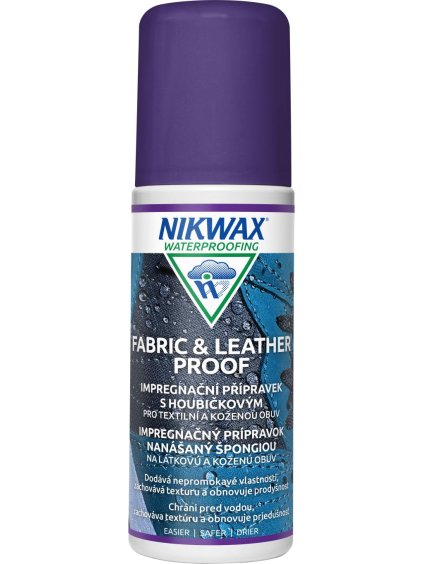 impregnace NIKWAX Textil a kůže houbička 125 ml