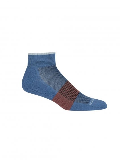 pánské merino ponožky ICEBREAKER Mens Multisport Light Mini, Azul/Haze/Grape