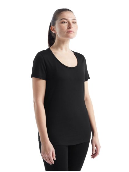 SS22 Women Sphere II SS Scoop Tee BLACK 0A56EY001 1