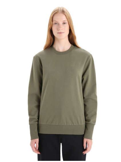 ICEBREAKER Wmns Central II LS Sweatshirt, Loden_2