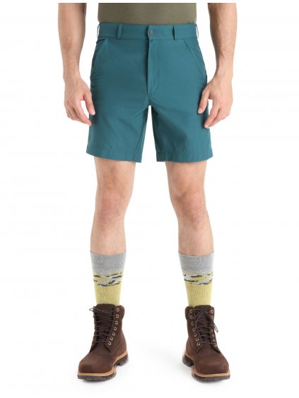 ICEBREAKER Mens Hike Shorts, Green Glory_2