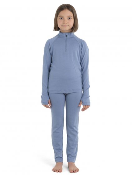 ICEBREAKER Kids 260 Tech LS Half Zip, Kyanite_3