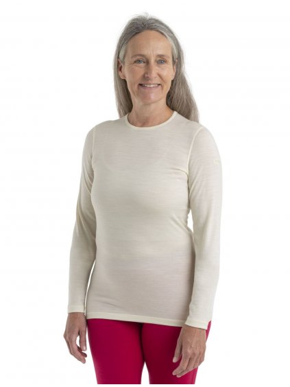 ICEBREAKER Wmns 200 Oasis LS Crewe, Undyed