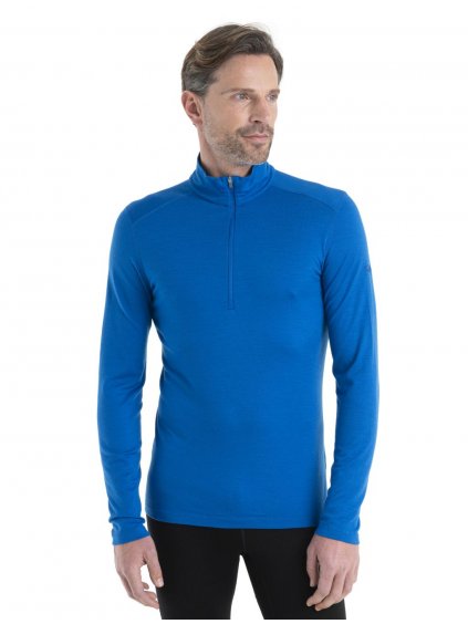 ICEBREAKER Mens 200 Oasis LS Half Zip, Lazurite_3