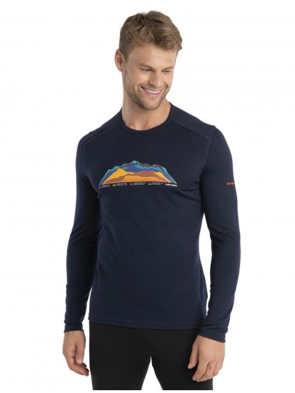 FW23 Men Merino 200 Oasis LS Crewe 7 Mountain Tops EU 0A5715401 1