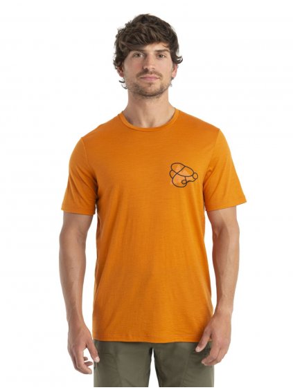 ICEBREAKER Mens Mer 150 Tech Lite II SS Tee Community, Earth_3