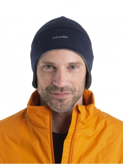 ICEBREAKER Unisex Quantum Beanie, Midnight Navy_2