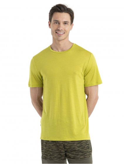 ICEBREAKER Mens Sphere II SS Tee, Bio Lime_3