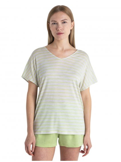 SS24 Women Merino Drayden Reversible SS Top Stripe 0A56ZWB78 1