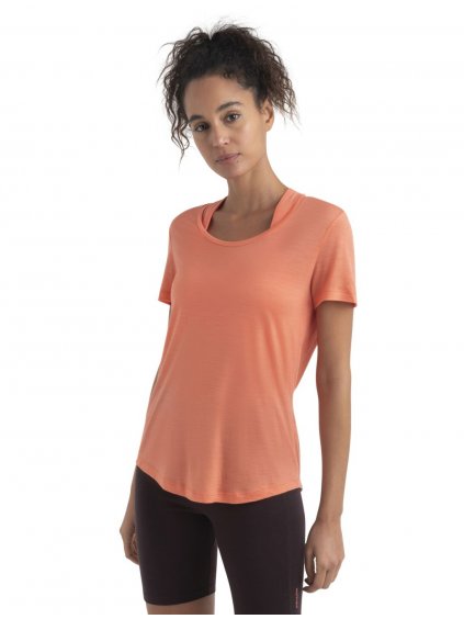 SS24 Women Merino 125 Cool LiteTM Sphere III SS Scoop Tee 0A56ZPB75 1