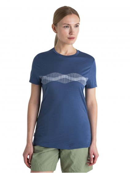 SS24 Women Merino 150 Tech Lite III SS Tee Mountain Lines 0A56YIA76 1