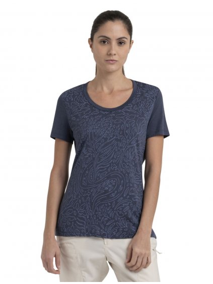 SS24 Women Merino 150 Tech Lite III SS Scoop Tee Through the Woods 0A56YB884 1