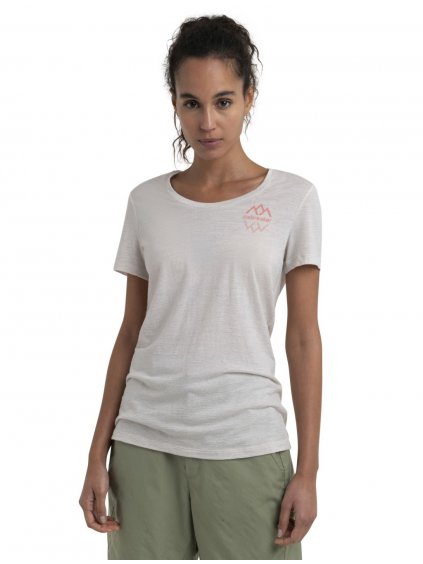 SS24 Women Merino 150 Tech Lite III SS Scoop Tee Icebreaker Logo Reflections 0A56Y9116 1