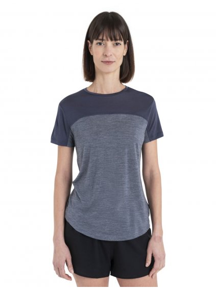 SS24 Women Merino 125 Cool LiteTM Sphere III SS Tee Colour Block 0A56XY00N 1