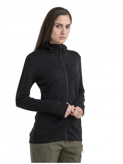 SS24 Women Merino 260 Quantum IV LS Zip Hoodie 0A56XR001 4