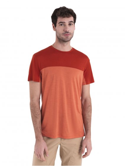 SS24 Men Merino 125 Cool LiteTM Sphere III SS Tee Colour Block 0A56X3A93 1