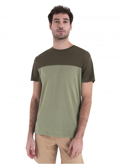 SS24 Men Merino 125 Cool LiteTM Sphere III SS Tee Colour Block 0A56X3A92 1