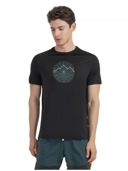 SS24 Men Merino 125 Cool LiteTM Sphere III SS Tee Vision Grid 0A56W5001 1