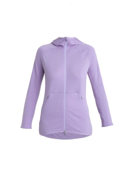 SS24 Women Merino Quantum ZoneKnit TM LS Zip Hoodie 0A56GB736 1